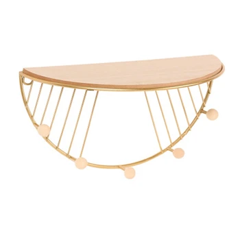 

Home Living Room Wall Decoration Multi-Function Key Hook Tv Wall Hanging Storage Display Stand Large