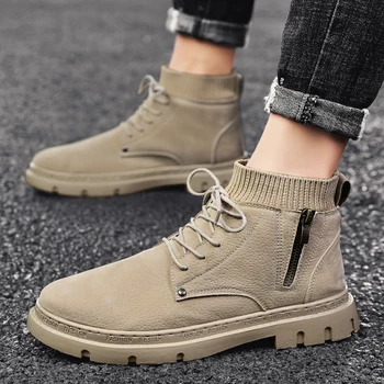 

Martin boots short boots high top shoes trendy men's casual shoes hot sale specials men's Cotton shoes sneakers hot style shoes