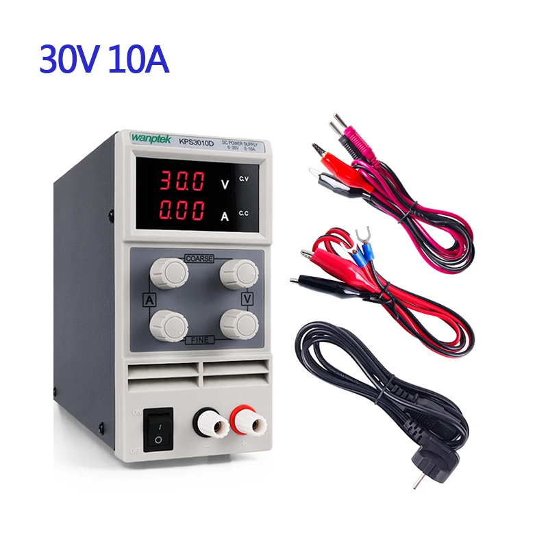 KPS3010D 30V 10A Switching Lab DC Power Supply Bench Source Digital Switch Power Variable Adjustable Current Stabilizer KPS3010D 120V 3A - Цвет: KPS3010D