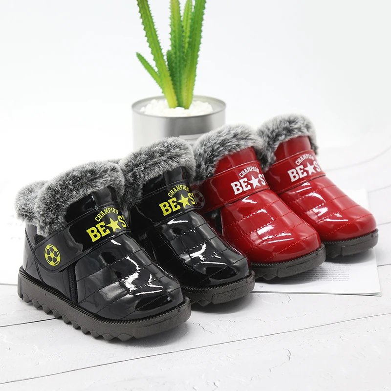 

2019 Autumn New Fashion Boots For Child Kid Girl Boy Snow Boots Comfort Thick Antislip Short Boots Fashion Cotton-padded Shoes