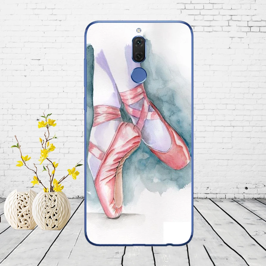 Силиконовый чехол для Huawei Mate 10 lite чехол Мягкий ТПУ чехлы для телефонов для Huawei Mate 10 Lite защитный ковер - Цвет: AA43
