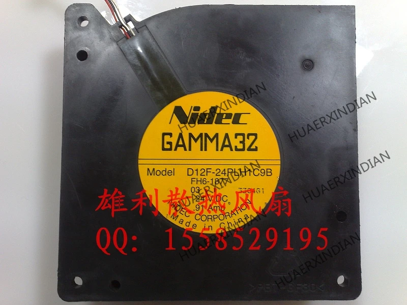 

Original NEW GAMMA32 D12F-24PLH1C9B 24V 0.91A 12032 12CM 3wire Motor protection cooling Fan high quality