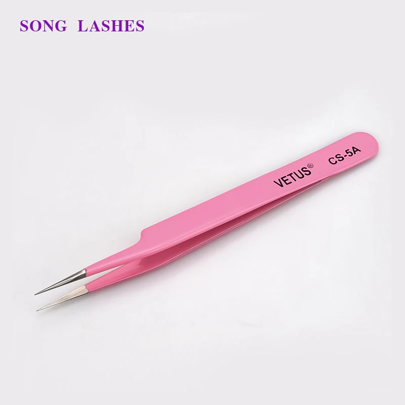 Song Lashes высокого качества Профессиональные для ресницы, наращивание ресниц Пинцет mix CS - Цвет: CS 5A