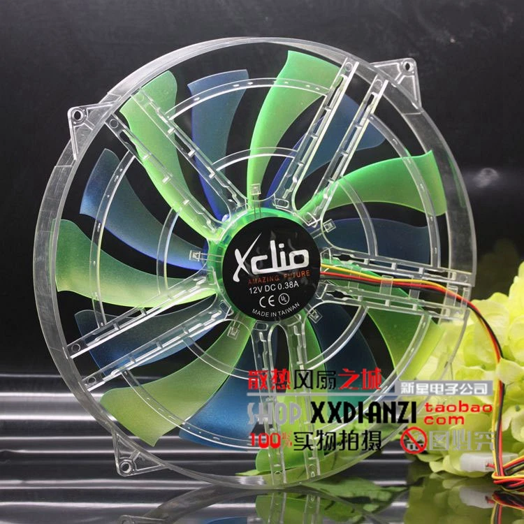 

12V 0.38A 22030 22CM super beautiful colorful color leaf fan