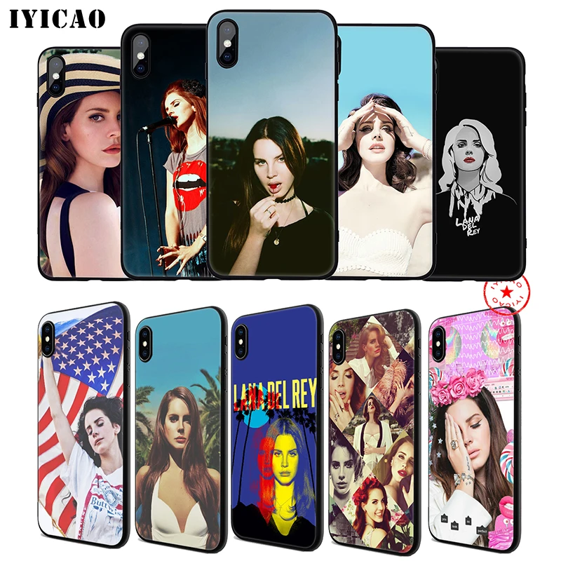 IYICAO Lana Del Rey мягкий чехол для телефона iPhone 11 Pro XR X XS Max 6 6S 7 8 Plus 5 5S SE силиконовый TPU |