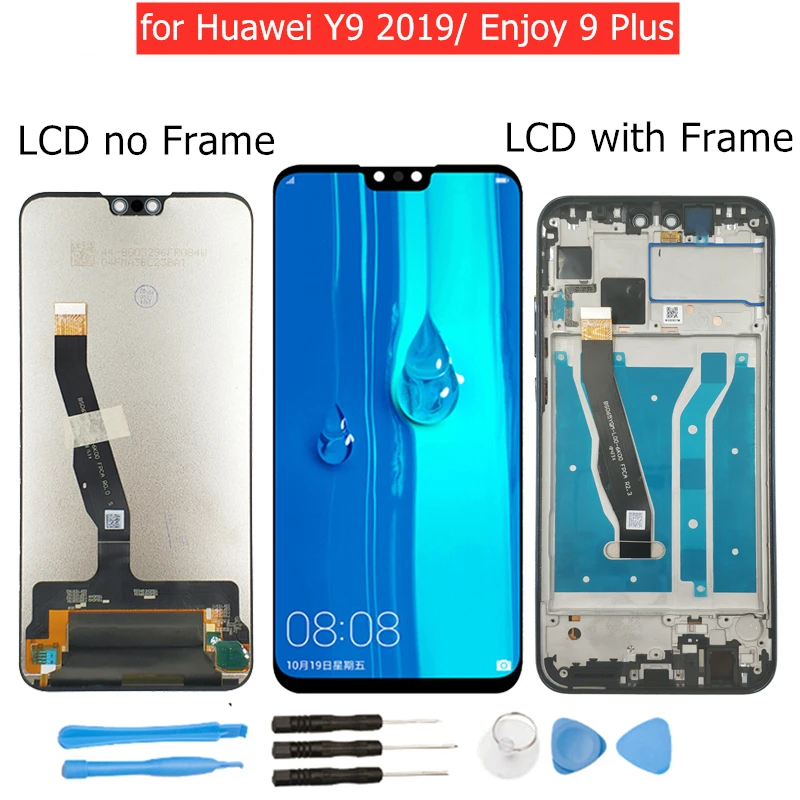 ЖК дисплей 6 5 дюйма для Huawei Y9 2019/ Enjoy 9 Plus сенсорный экран дигитайзер сборка