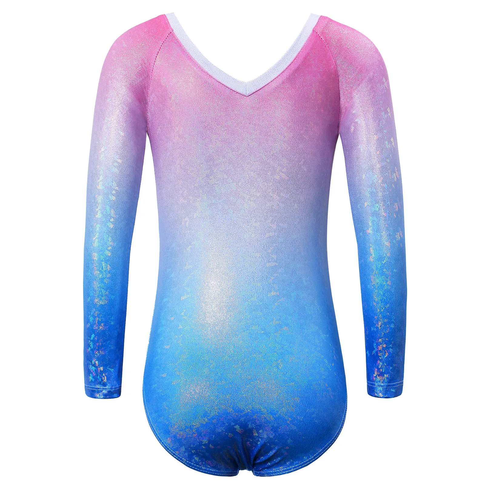 BAOHULU Original Long Sleeve Ballet Leotard Toddler Girls Cartoon Pattern Gymnastics Leotard Fitness Ballet Dance Costumes