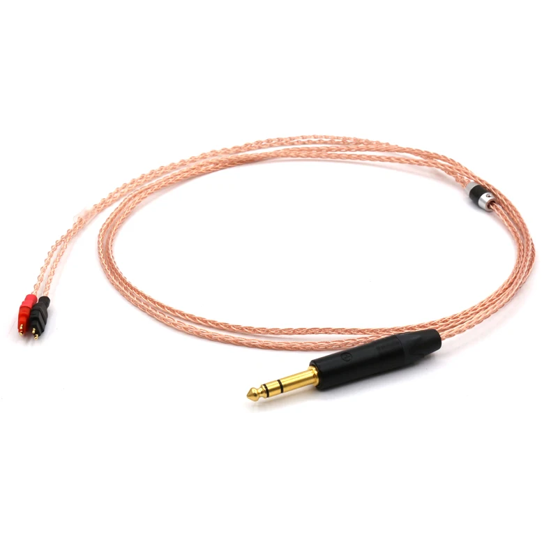 1/4&quot 6.35 mm 8 Croes Single Crystal Copper Headphone Upgrade Cable for HD600 HD650 HD525 545 565 580 | Электроника