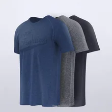 Новинка, 90 точечная Мужская цельная футболка с коротким рукавом, поглощающая влагу, дышащая, серебряная, ионная, антибактериальная, для бега, фитнеса, Мужская