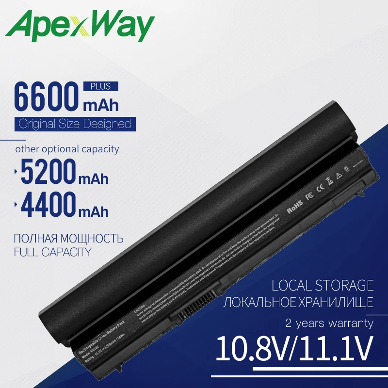11,1 V 6600 мА/ч, RFJMW ноутбук Батарея для DELL Latitude E6120 E6220 E6230 E6320 E6330 E6320 XFR E6430s серии 09K6P 0F7W7V 7FF1K