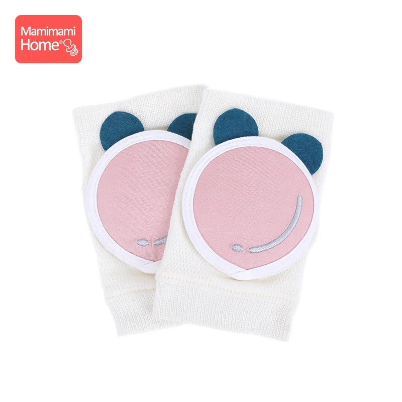 Peach Детские наколенники для ползания, налокотники, хлопковые гетры, сетчатые дышащие наколенники, поддержка Neecap, детские товары, подарки для медсестры, локоть, игрушки - Цвет: Peach