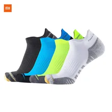 Новинка Xiaomi COOLMAX быстросохнущие легкие амортизирующие спортивные носки серии дышащие мужские и женские носки-лодочки короткие носки 3 шт