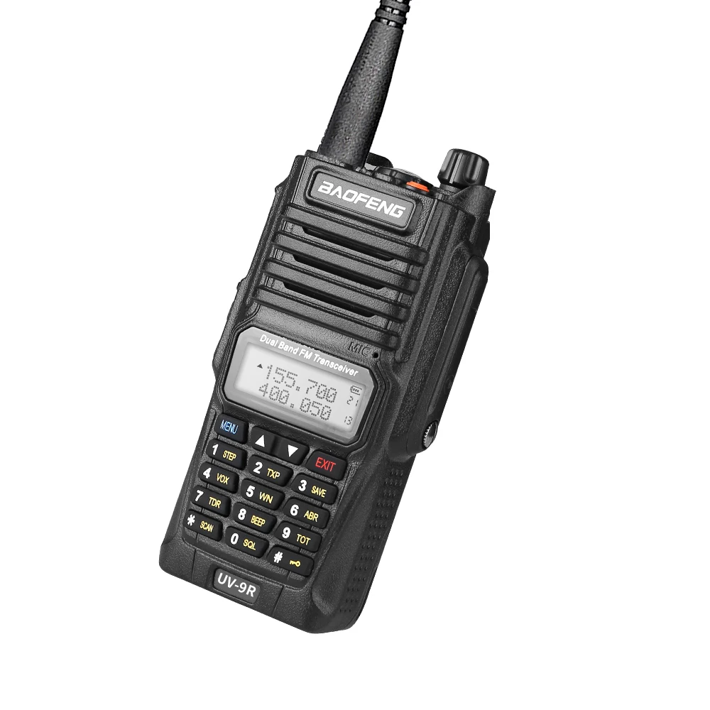 2 шт 8 Вт Baofeng BF-UV9R 128 канал двухстороннее радио водонепроницаемый высокое качество пульт 10 км портативная рация