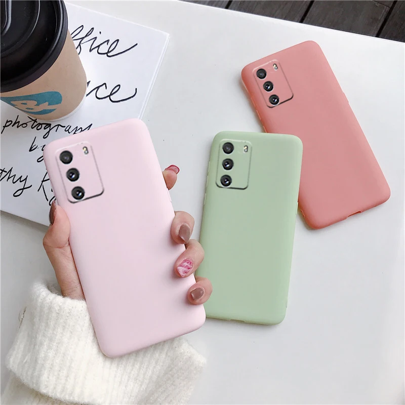 Candy Color Silicone Phone Case For Xiaomi Poco X3 Nfc M3 Pro F2 F3 GT C3 Pocophone F1 Global Matte Soft Tpu Back Fundas Cover