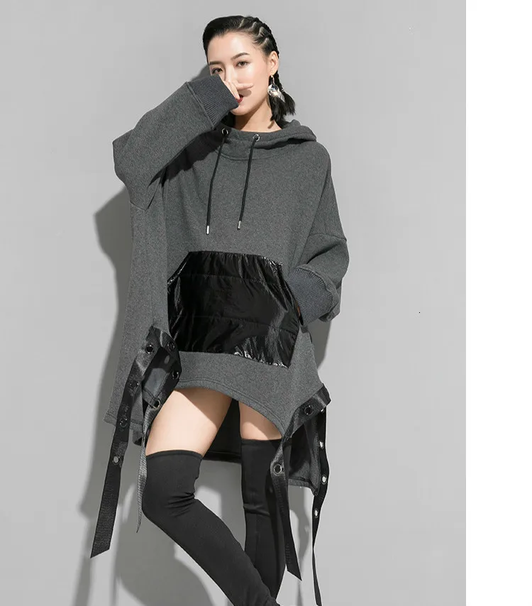 Max LuLu, модные корейские осенние женские готические уличные толстовки с капюшоном, винтажные Длинные Роскошные толстовки