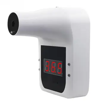 

Intelligent Electronics LCD Screen Non Contact Digital Display Office Wall Mounted Infrared Thermometer