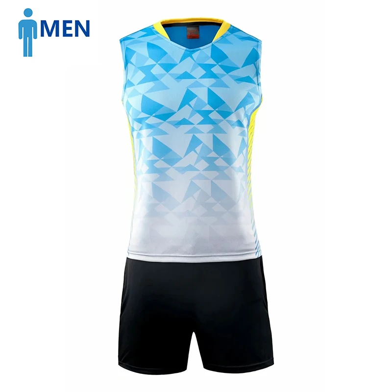 Volleyball Set Uniforms sleeveless Shirts with shorts Men Women badminton shirt Tennis jerseys Team training Top quality