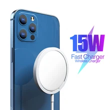 Carregador sem fio magnético original para iphone 12 pro max carregador rápido para iphone 12 mini usb c pd adaptador magsafing carga rápida