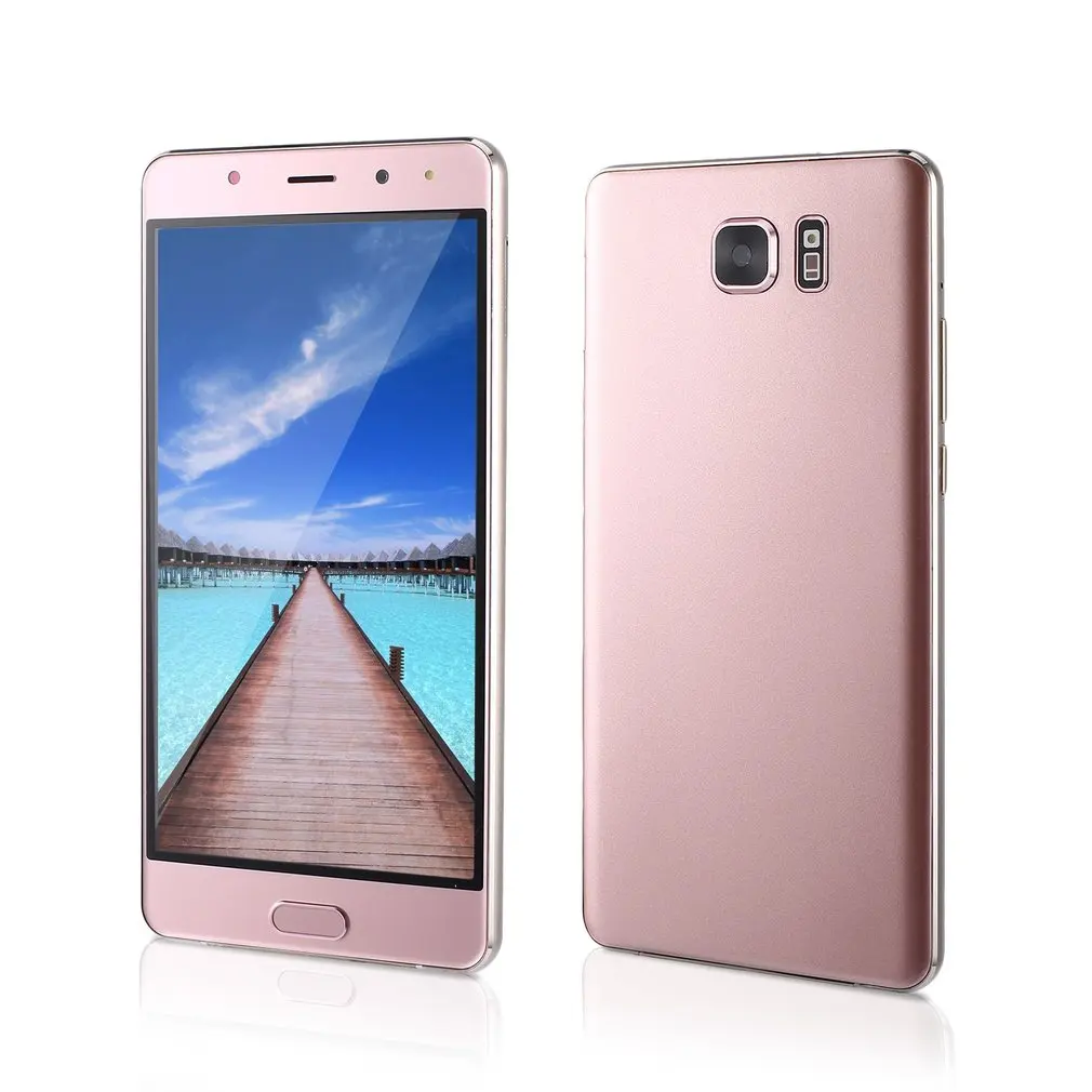 6 дюймов MTK6580 смартфон сотовый телефон для Android S8 поддержка Многоязычная двойная sim-карта двойной стандарт фронтальная камера 200 Вт - Цвет: 5