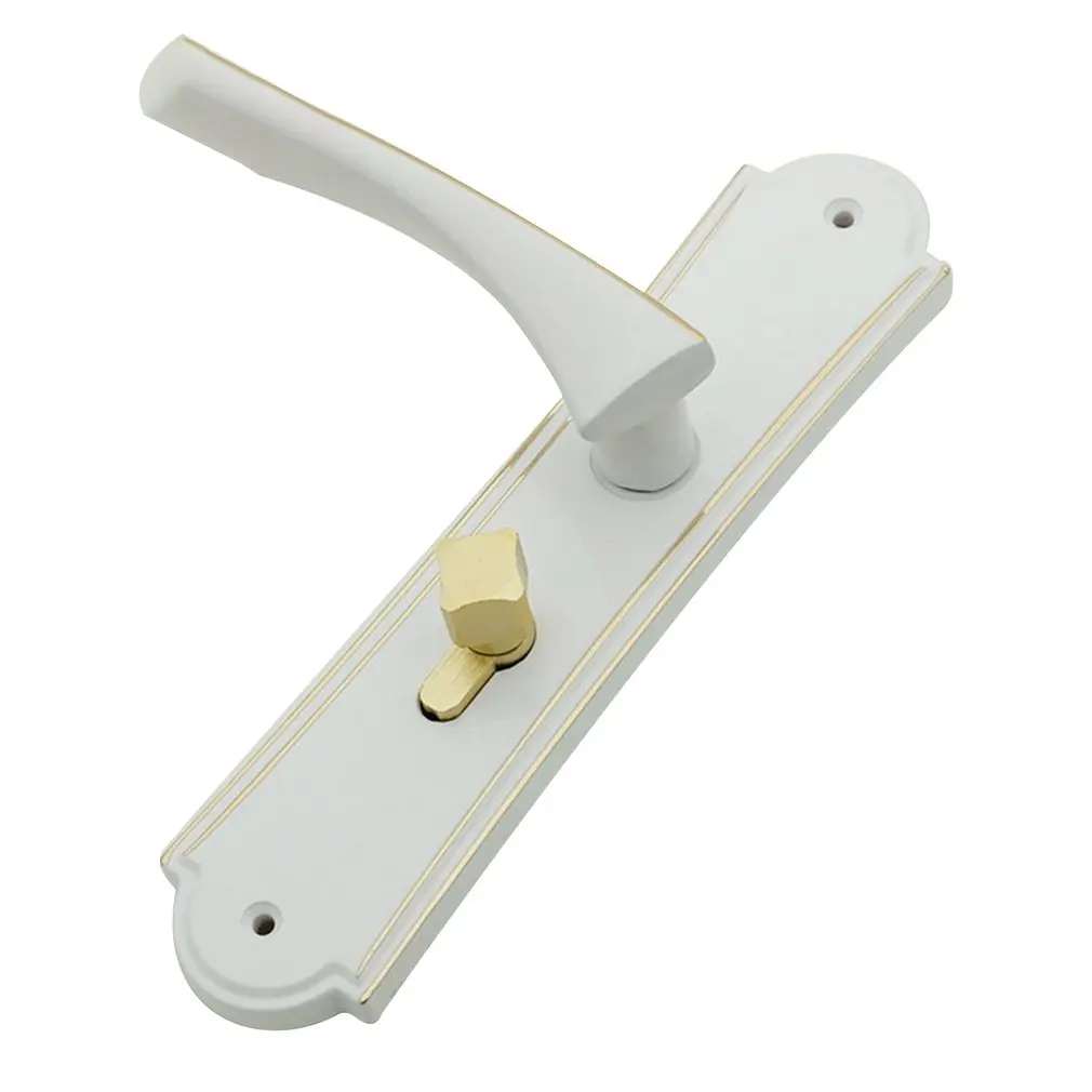 

Vintage Alloy Door Lock European Style Retro Bedroom Door Handle Lock Interior Anti-theft Room Safety Door Lock