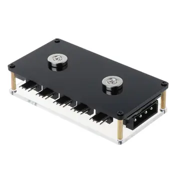 

Fan HUB Adapter 4Pin Molex or SATA 15Pin Power Connector CPU Cooler PC Chassis Case Cooling Fan Splitter Adapter Converter