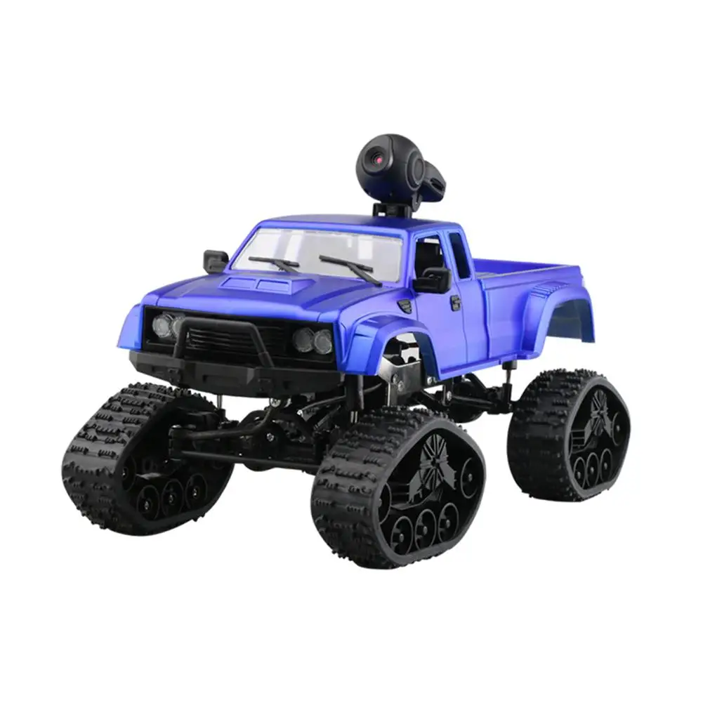WIFI blue snow Kuulee WiFi 2,4G пульт дистанционного управления автомобиля 1:16 военный грузовик внедорожник скалолазание Авто игрушка автомобиль управление Лер игрушки - Цвет: WIFI blue snow