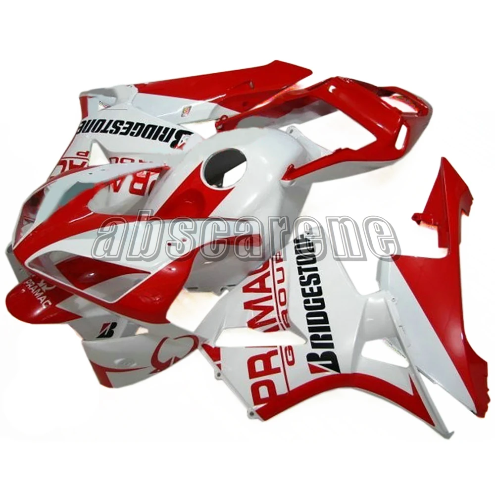 Полные Обтекатели для Honda CBR600RR 2003 2004 CBR 600 RR 03 04 из АБС-пластика красные и белые