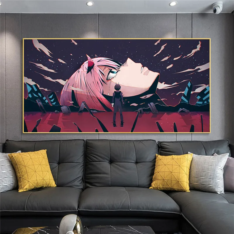 Darling in the FranXX Zero Two Poster Art Picture Wall Decor 