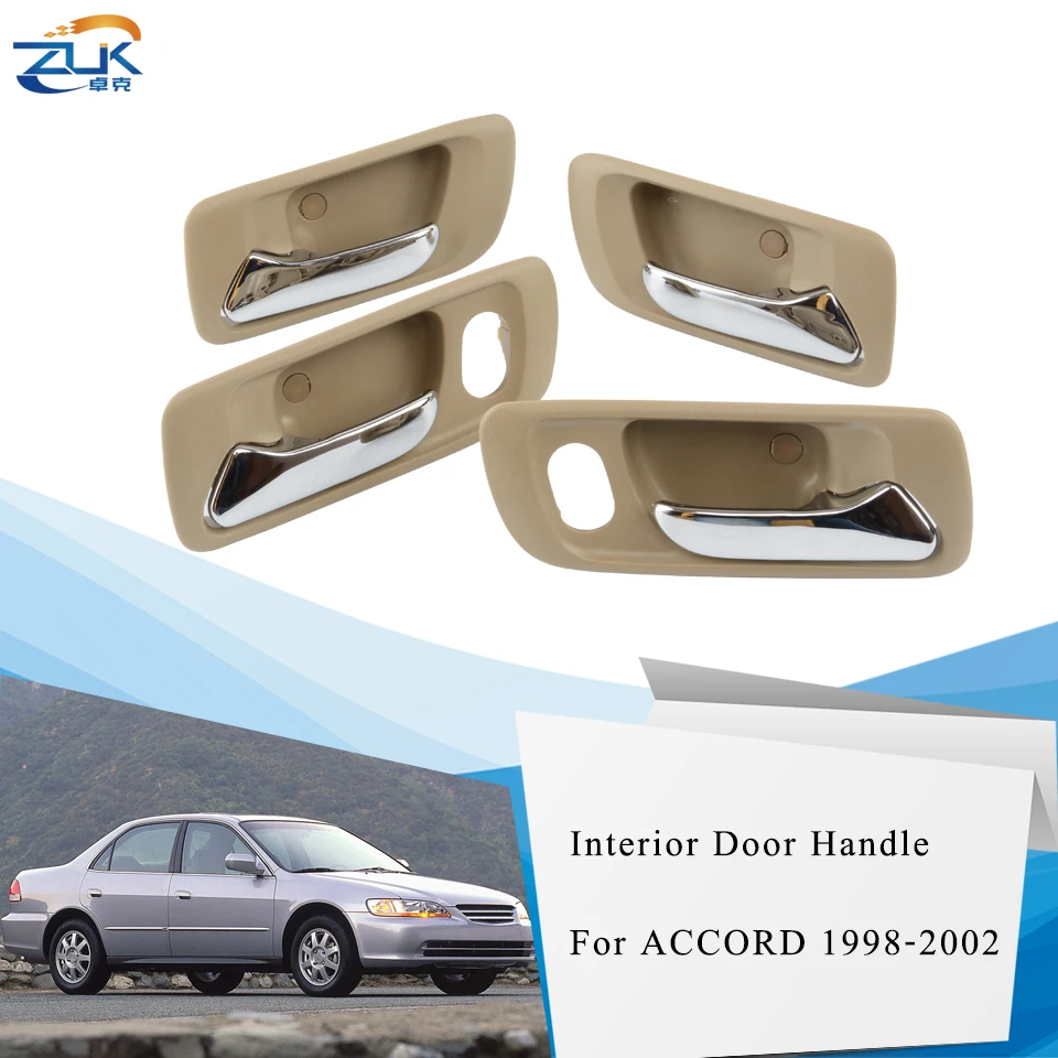 Door Outside Handle  Silver  Rear Right Replacement for 98-02 Honda Accord