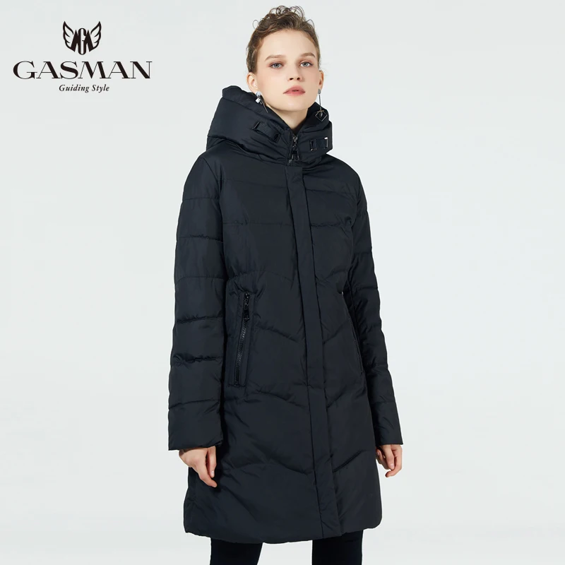 GASMAN 2019 толстый пуховик женская зимняя куртка длинная пальто для женщин парка