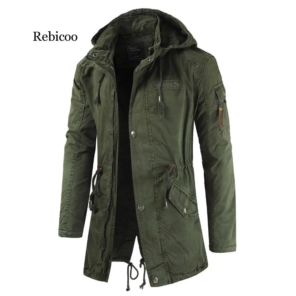 Новинка, длинный мужской Тренч, осенний мужской повседневный Тренч, M ...