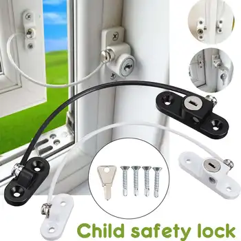 

Child Window Restrictor Security Lock Kids Prevent Childern Falling Window Lock Baby Protection