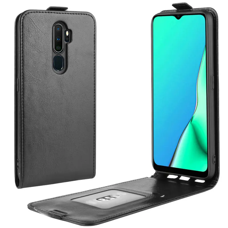 Кожаный чехол-книжка для Oppo A9 2020 A5 A15s A15 в стиле ретро | Мобильные телефоны и