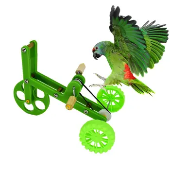 

1PC Funny Parrot Toy Bike Bird Training Supplies Birds Training Plaything Parrot Training Props Interesting Parrot Toy For Parro