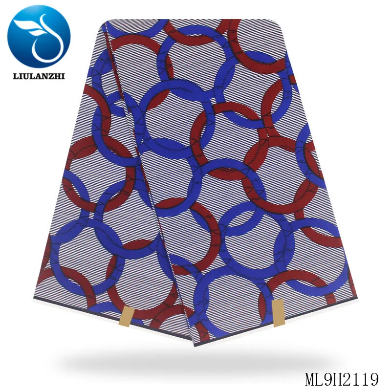 LIULANZHI хлопок воск высокое качество принты ткань Африканский Воск Анкара швейная Ткань 6 ярдов Воск Печать ML9H2117-30