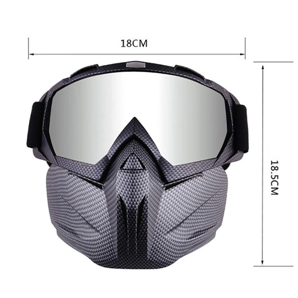 Зимний мотоциклетный шлем для езды на снегоходе очки маска мотокросса ветрозащитные очки