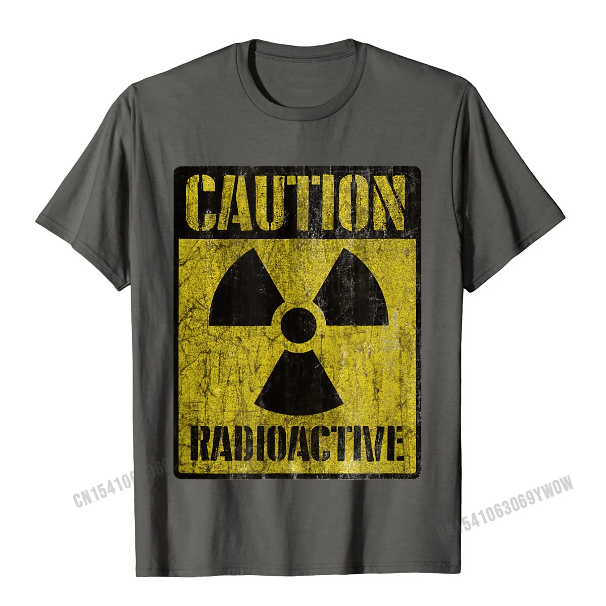 Printing T-shirts Hip Hop Crewneck Normal Cotton Men Tops Tees Funny Short Sleeve Tee Shirt Free Shipping Grunge Caution Radioactive T Shirt - Distressed T-Shirt__1098 carbon