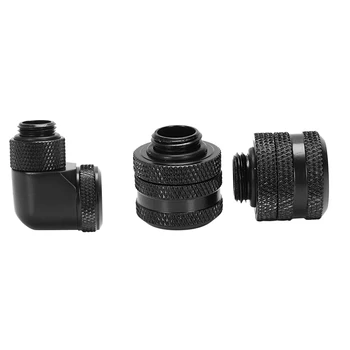 

3 Pcs OD 14Mm Hard Tube Fittings Adapter G1/4 Water Cooler Connector, 1 Pcs Adapter & 2 Pcs Hand Twist Heatsink Gadget