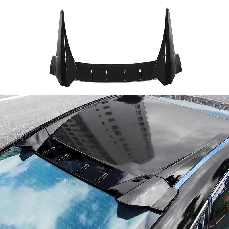 Automovil внешний Модернизированный аксессуар для автомобиля Стайлинг автомобильные аксессуары украшения Спойлеры крыльев 16 17 18 для Honda Civic - Цвет: MODEL T