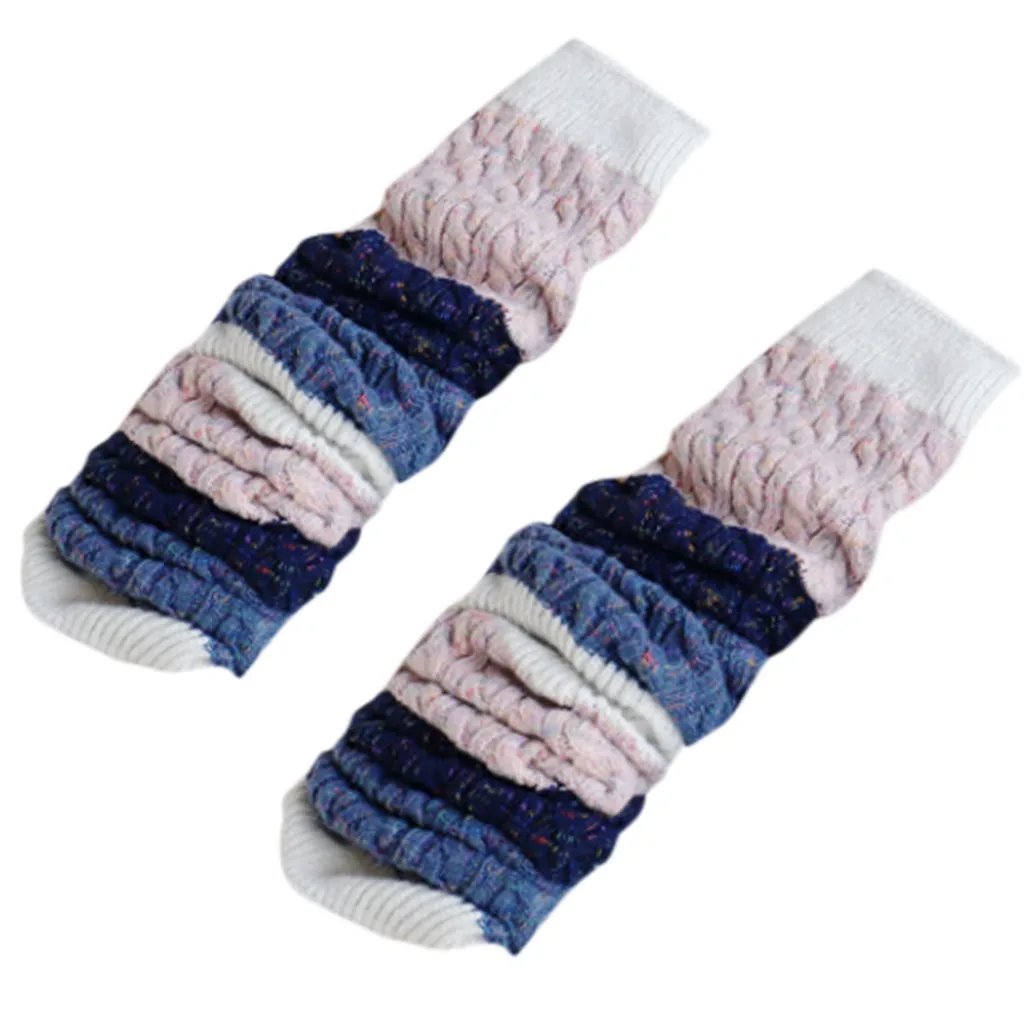 Женские носки, calcetines, для девушек, женщин, до бедра, выше колена, Длинные однотонные чулки, теплые skarpetki