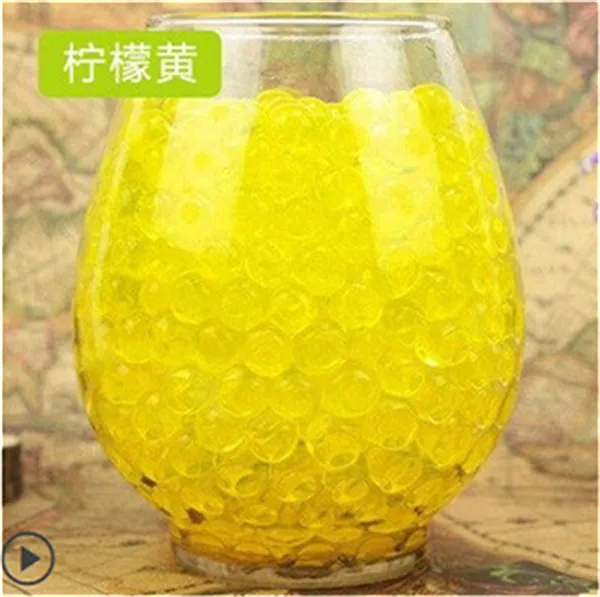 100pcs-lot-Lemon-yellow-Large-Hydrogel-Pearl-Shaped-Big-2-3cm-Green-Crystal-Soil-Water-Beads