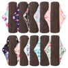 4 pcs Washable Sanitary Towel cloth menstrual pads reusable sanitary pad absorbent reusable charcoal cloth bamboo menstrual pads 2