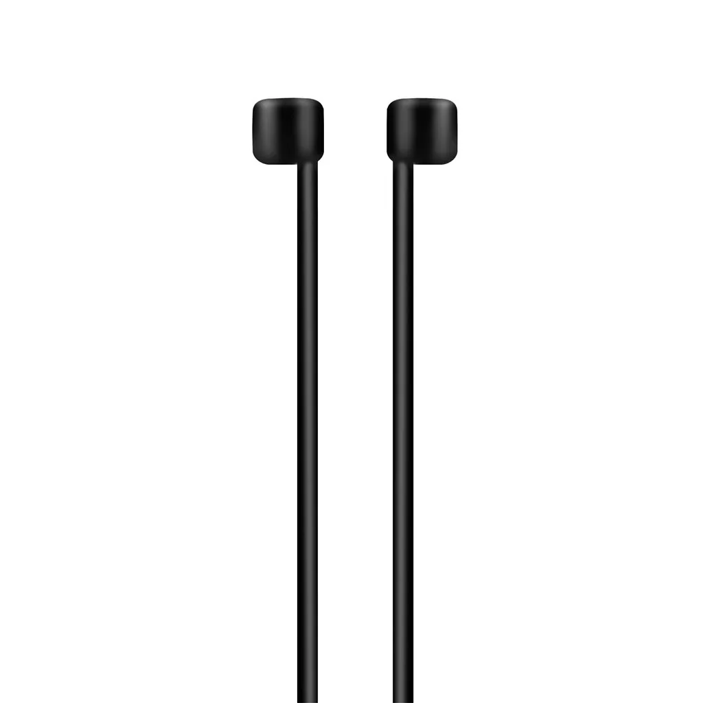 VOBERRY, портативный аксессуар для гарнитуры, набор для Airpods 2& 1, чехол для зарядки, силиконовый защитный чехол и брелок с помпоном, ремешок 829#2