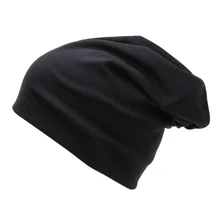 Горячая распродажа! Мужская и женская хлопковая Шапка-бини с черепом, длинная мешковатая хип-хоп зимняя теплая облегающая Шапка-бини для спорта на открытом воздухе