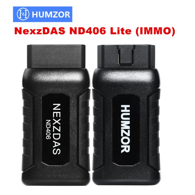 Новое поступление HUMZOR NexzDAS ND406 Pro(IMMO+ Reset+ DAS) Авто диагностическое устройство для программирования ключа - Цвет: Синий