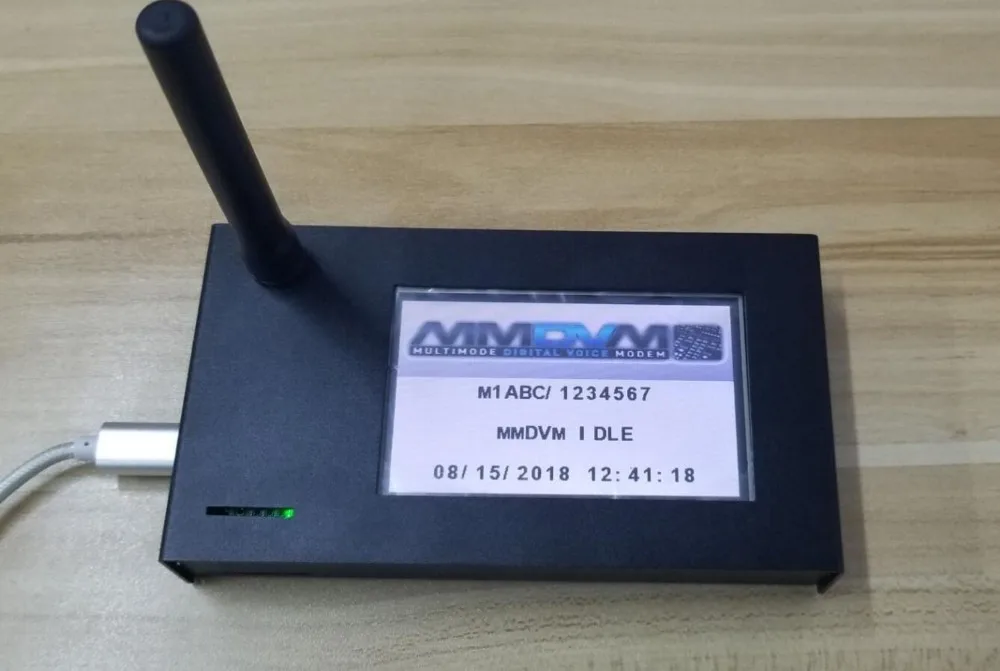 V1.7 MMDVM 핫스팟 + 라즈베리 파이 제로 W + 3.2 인치 LCD + 안테나 + 16G SD 카드 + 메탈 케이스, P25 DMR YSF