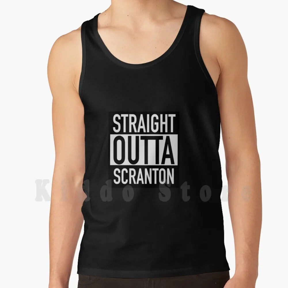 The Office Straight Out Scranton Canotte Gilet Senza Maniche Carino Mini The Office Jim Halpert Big Tonno Worlds