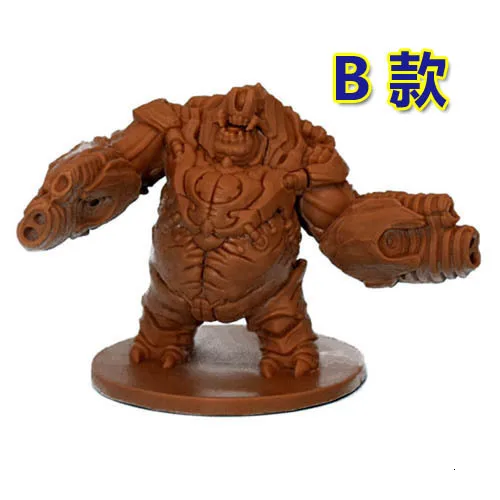1: 72 пропорции смолы литья настольная игра научная фантастика модель частей Разрушитель воин сезон 2 - Цвет: B