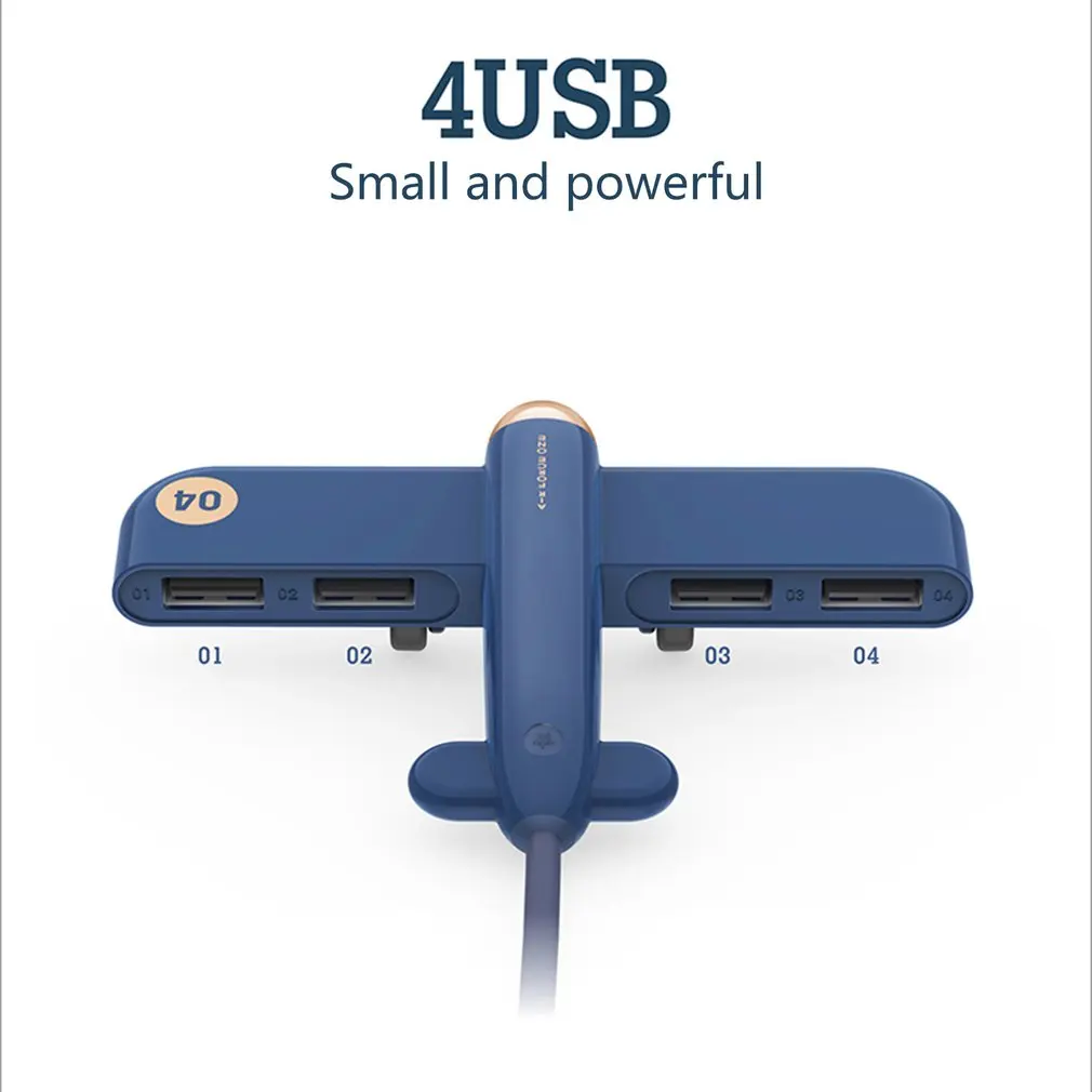 usb-хаб 2,0 Мульти USB 2,0 концентратор 4 порта самолет 4 порта концентратор USB Высокоскоростной концентратор USB разветвитель для ПК Компьютерные аксессуары