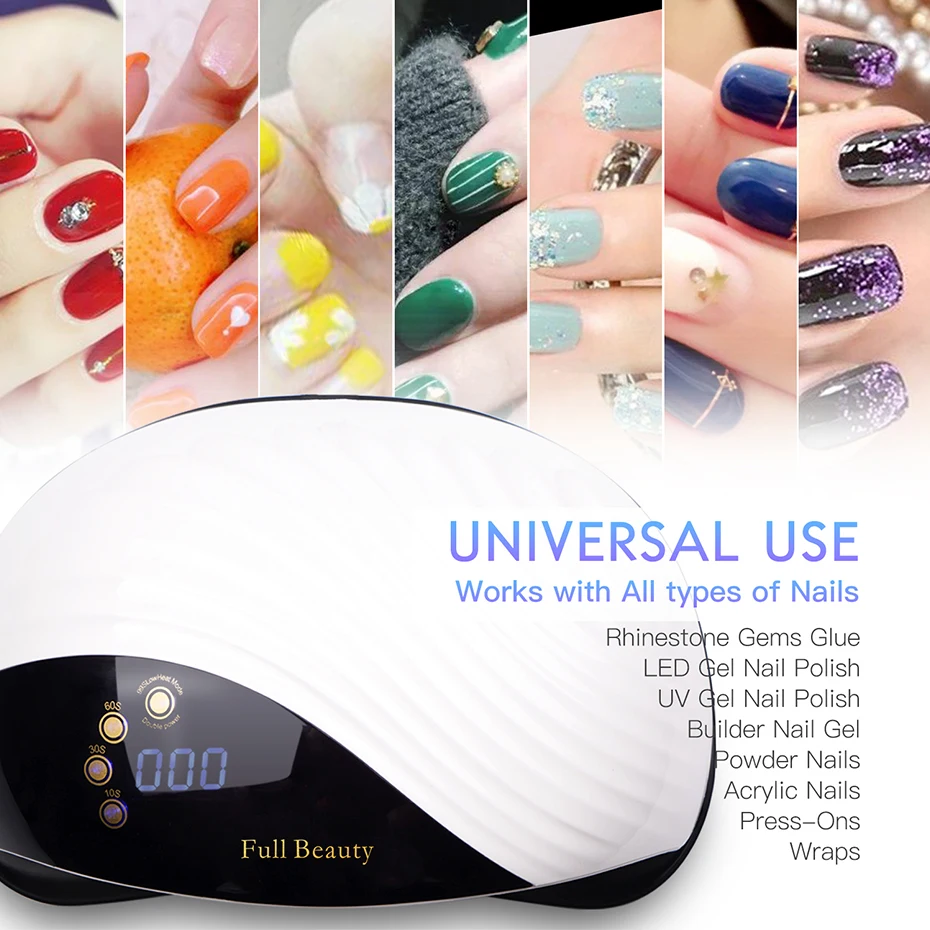 84W UV LED Nail Lamp Manicure High Power Auto Sensor Nail Dryer 42 LEDs Quick Curing All Gel Polish LCD Touch Display 5